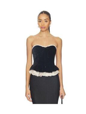 LPA Women's Black Lauretta Corset Top